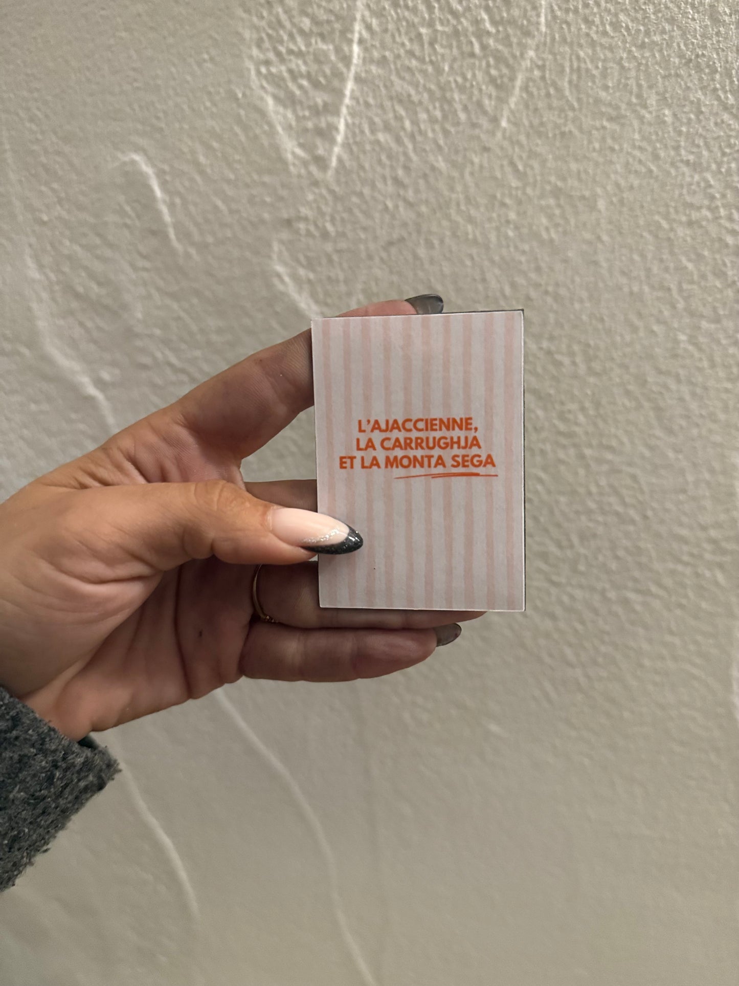 Magnet frigo - L’Ajaccienne, la carrughja et la monta sega