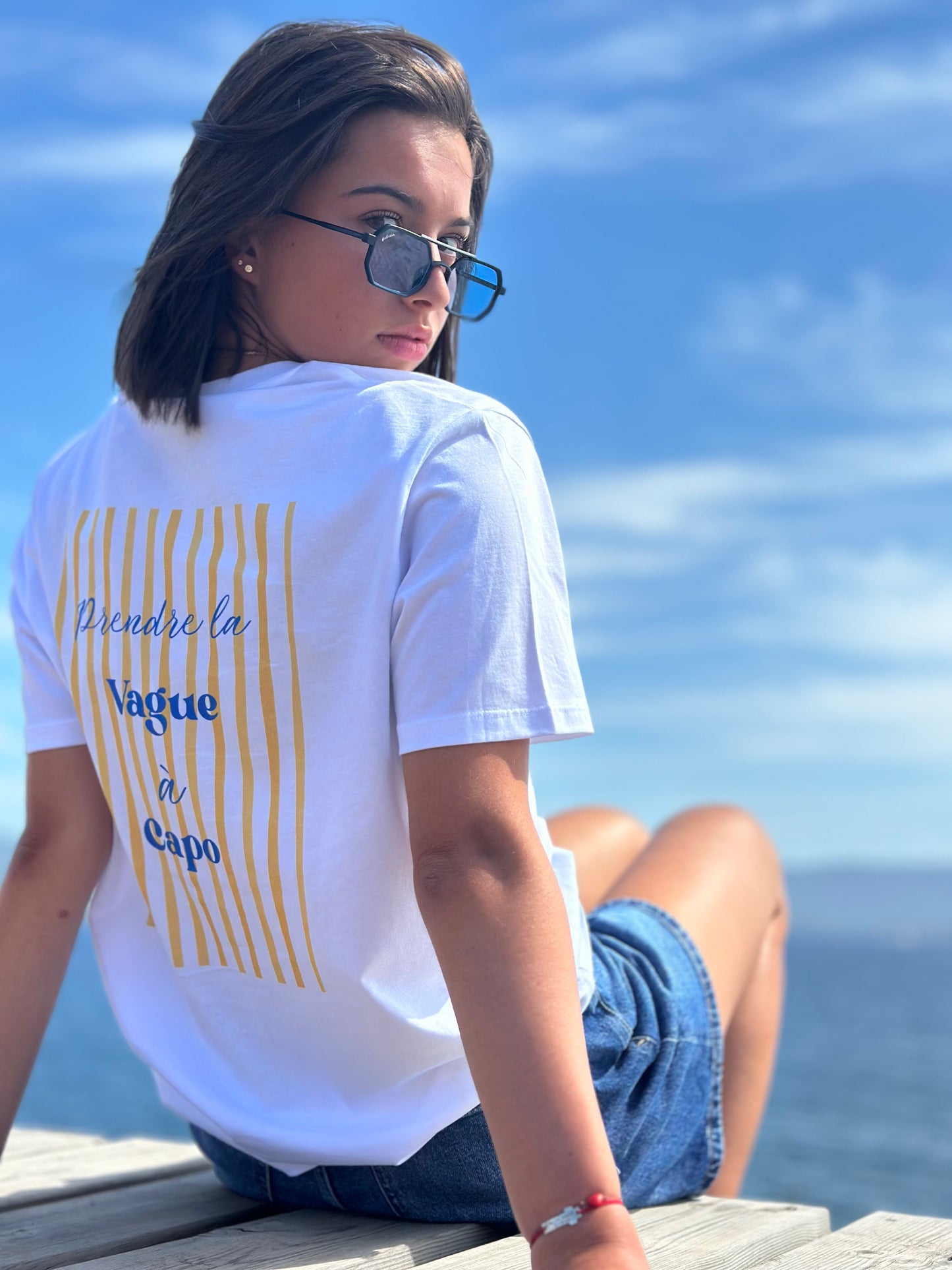 đ T-shirt âPrendre la vague Ă Capoâ