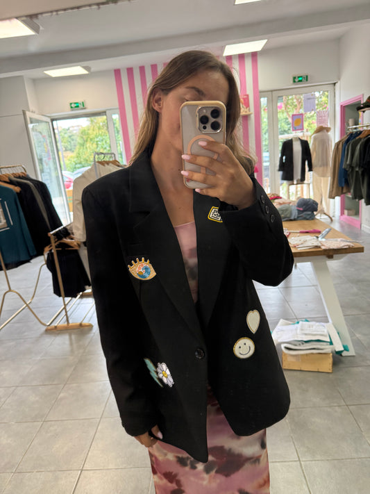 Blazer pop bleu taille M