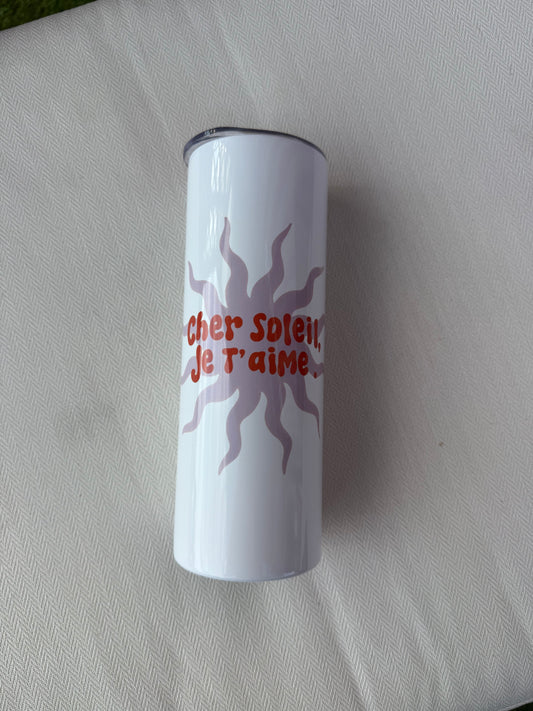 Gourde isotherme - cher soleil je t’aime