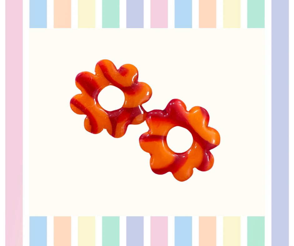 PAMPILLES orange et rouge
