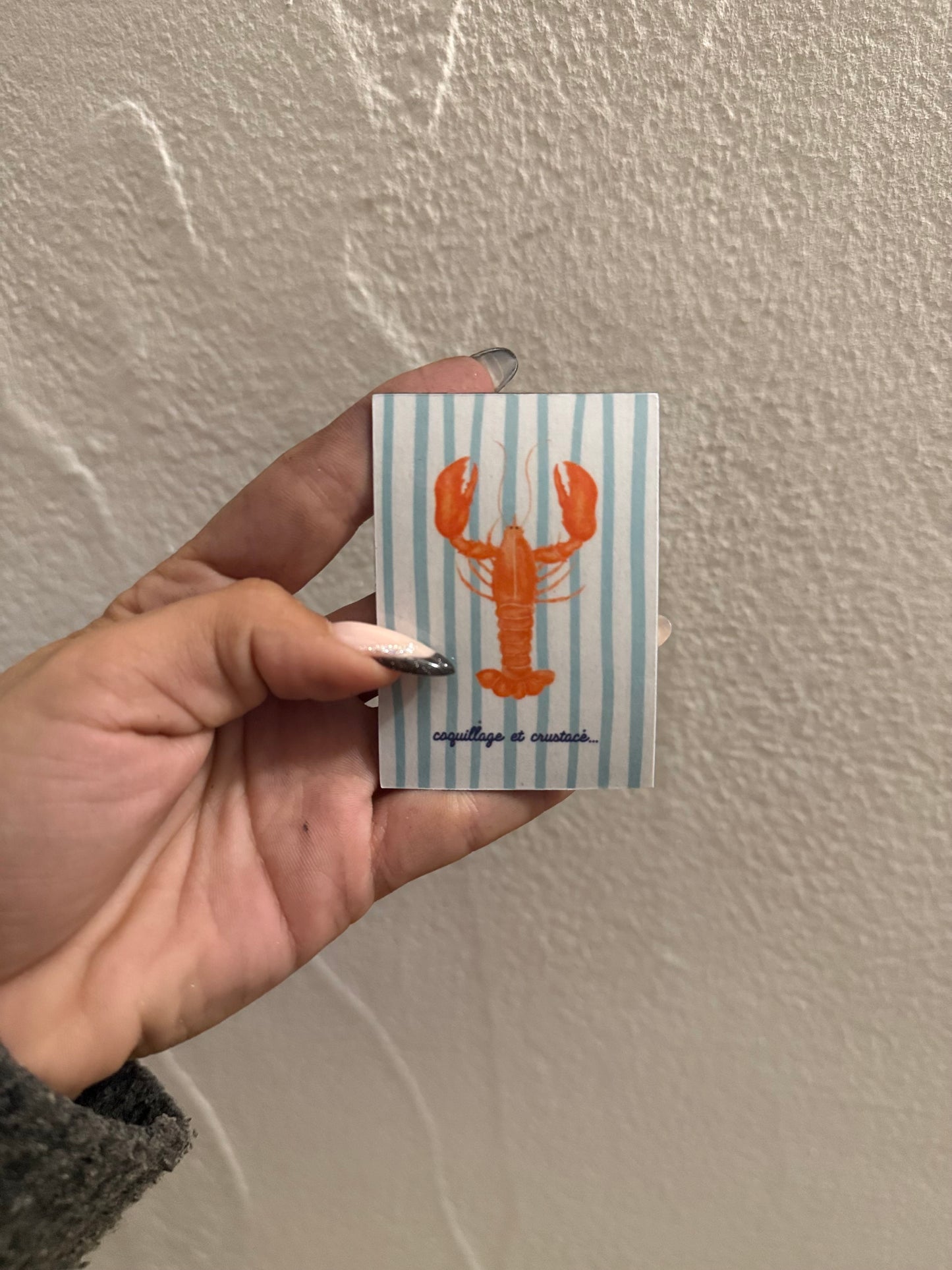 Magnet frigo - coquillages et crustacés