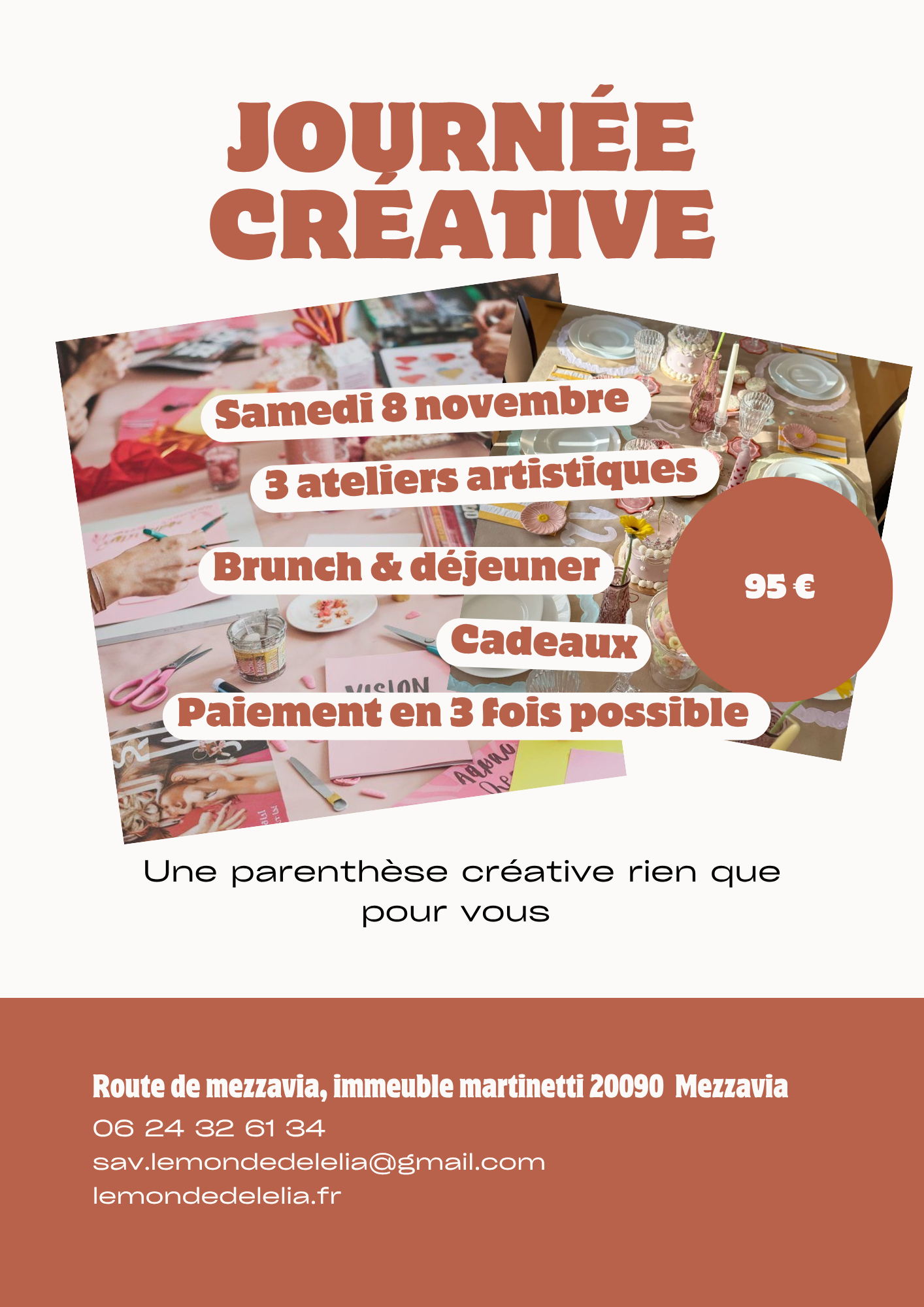 Journée créative Rétro-bohème - samedi 8 novembre