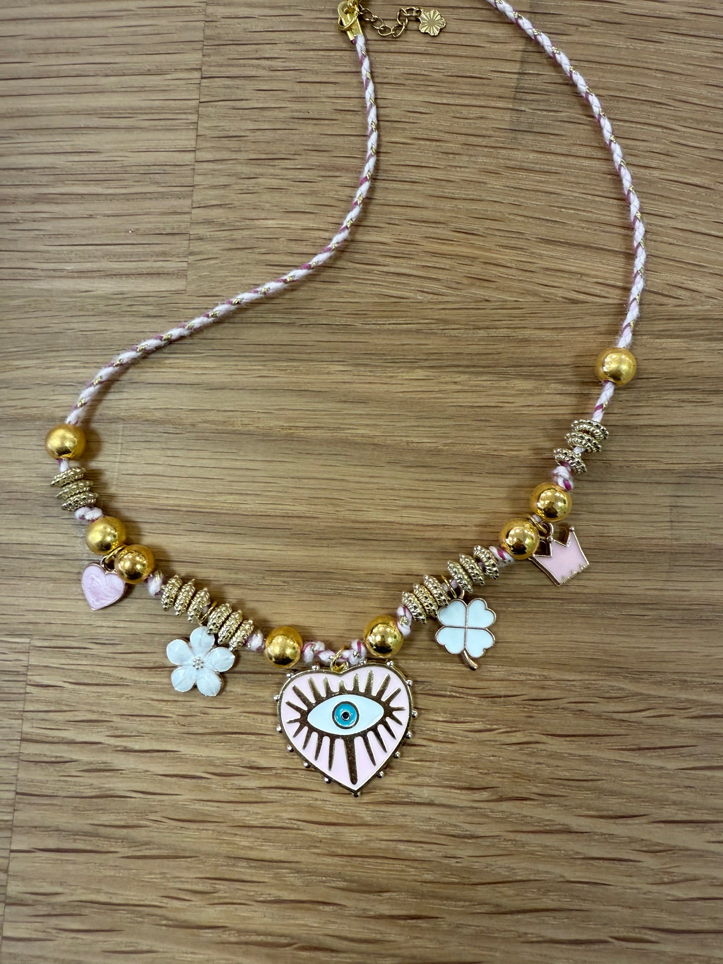 Collier cordon - charms