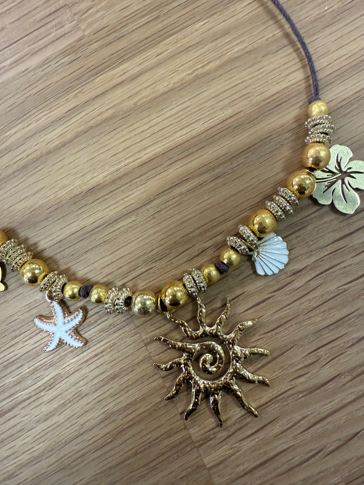 Collier cordon soleil