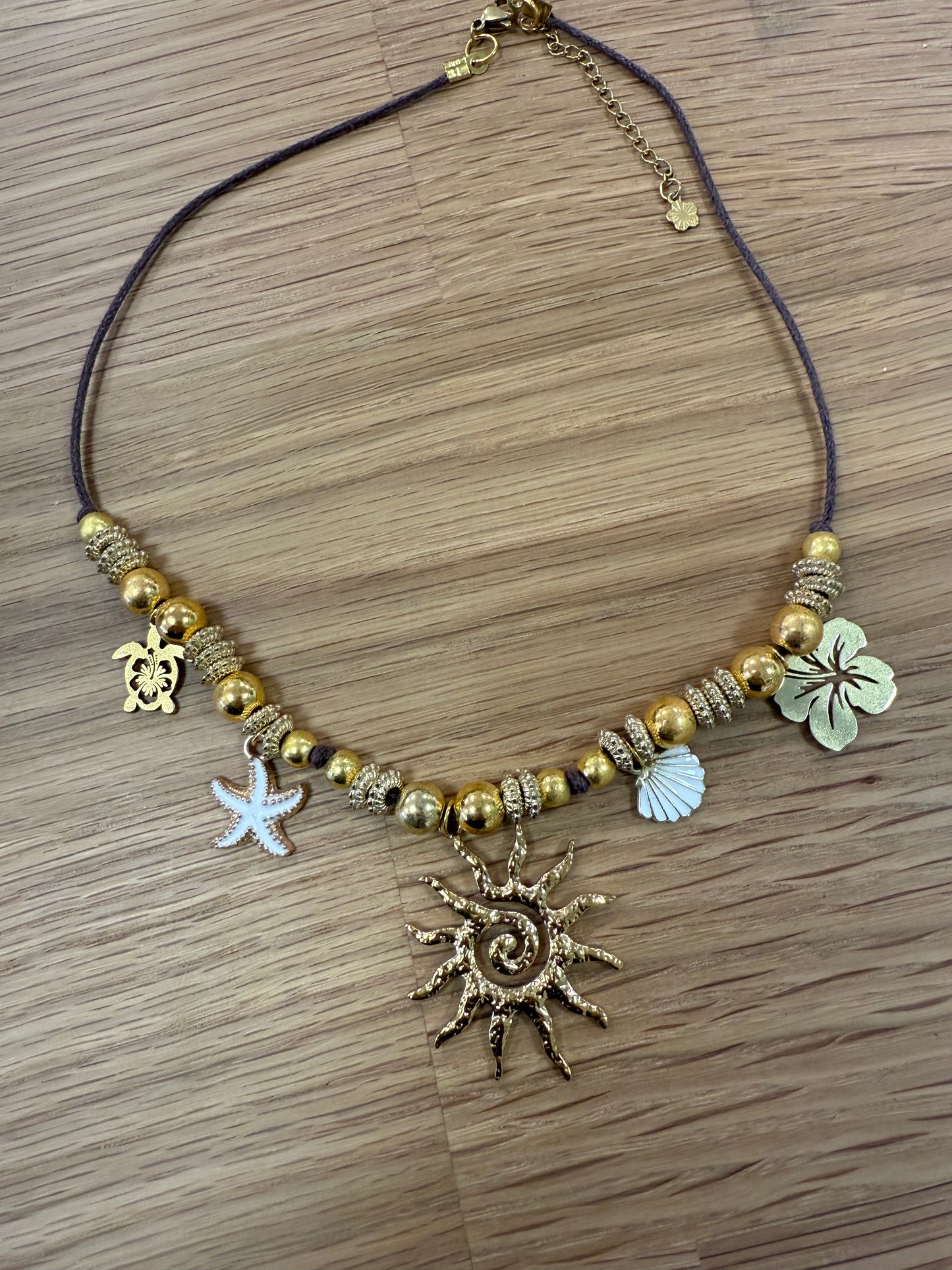 Collier cordon soleil