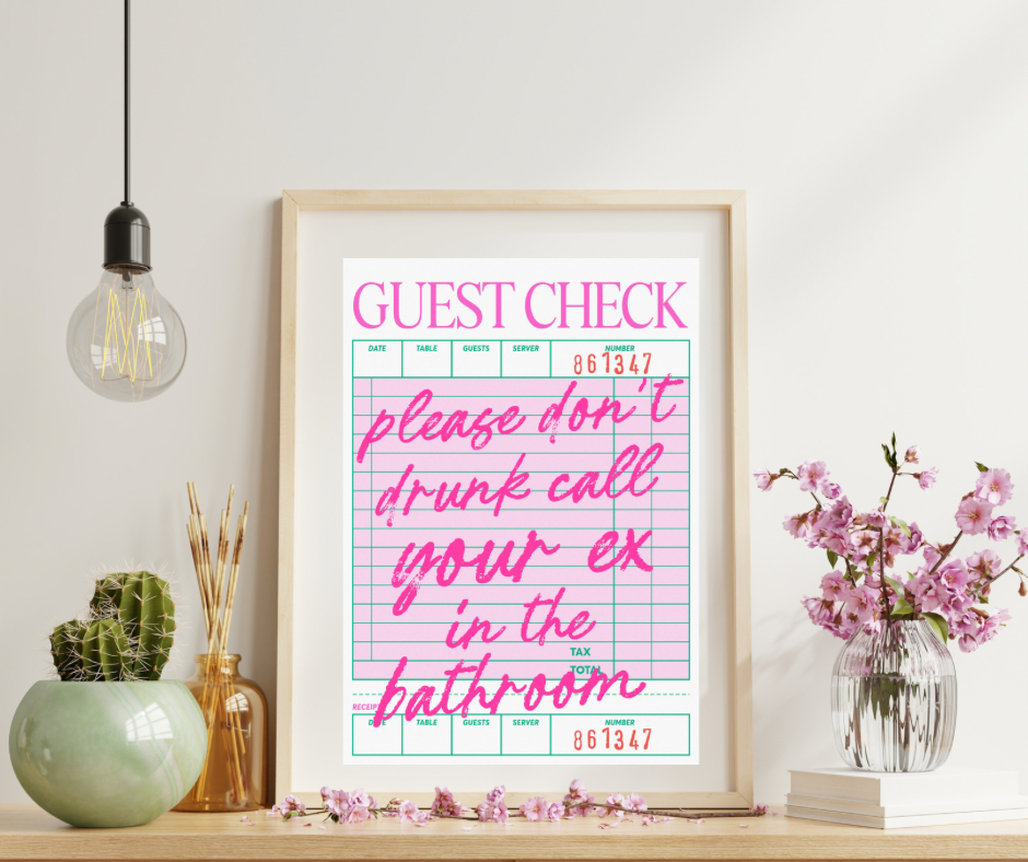 Affiche - GUEST CHECK
