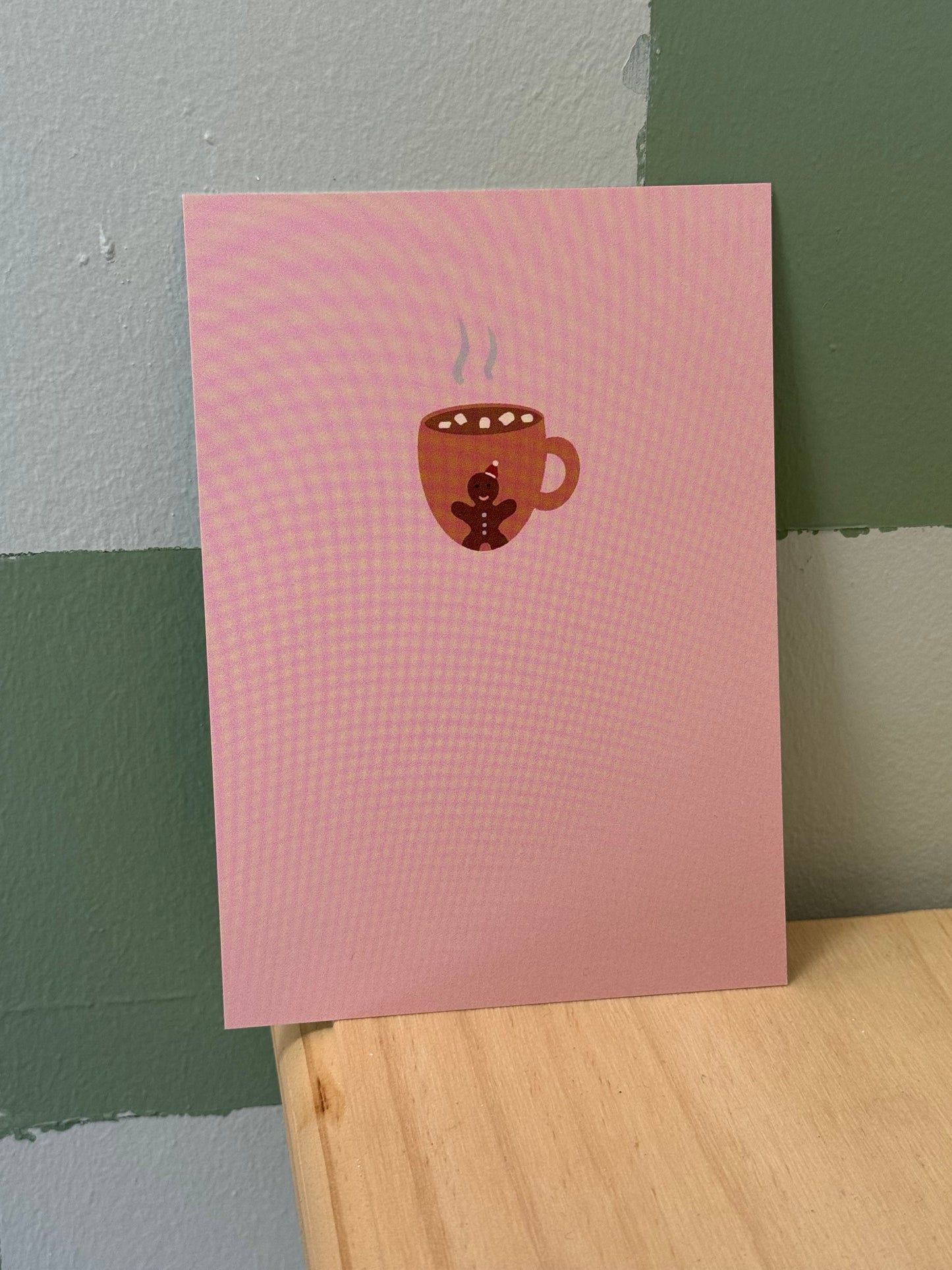 Carte postale - chocolat de noël