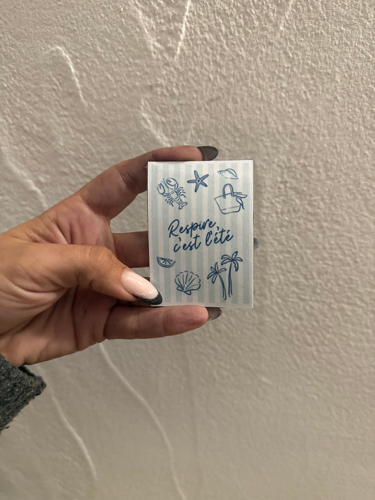 Magnet frigo - Respire c’est l’été