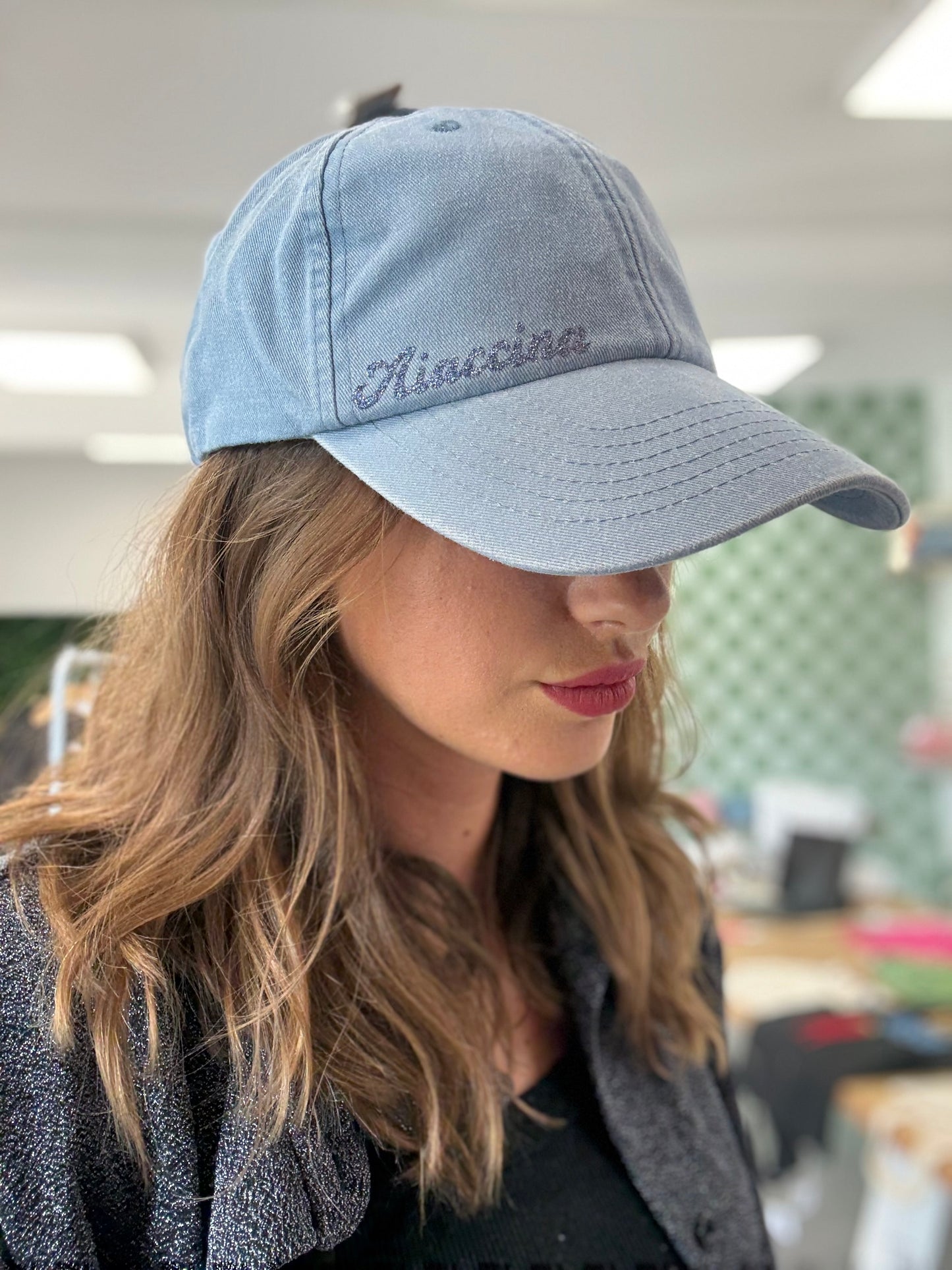 Casquette vintage Aiaccina bleu/bleu