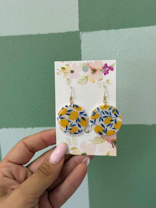 Boucle d’oreille citrons