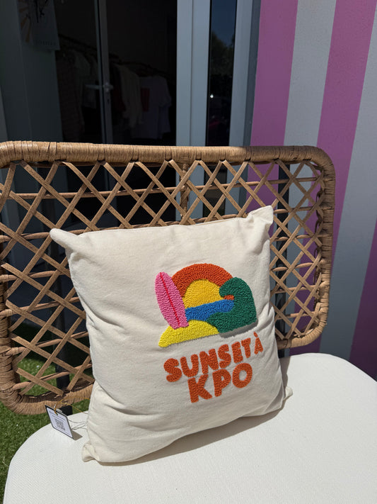 Coussin Sunset à KPO