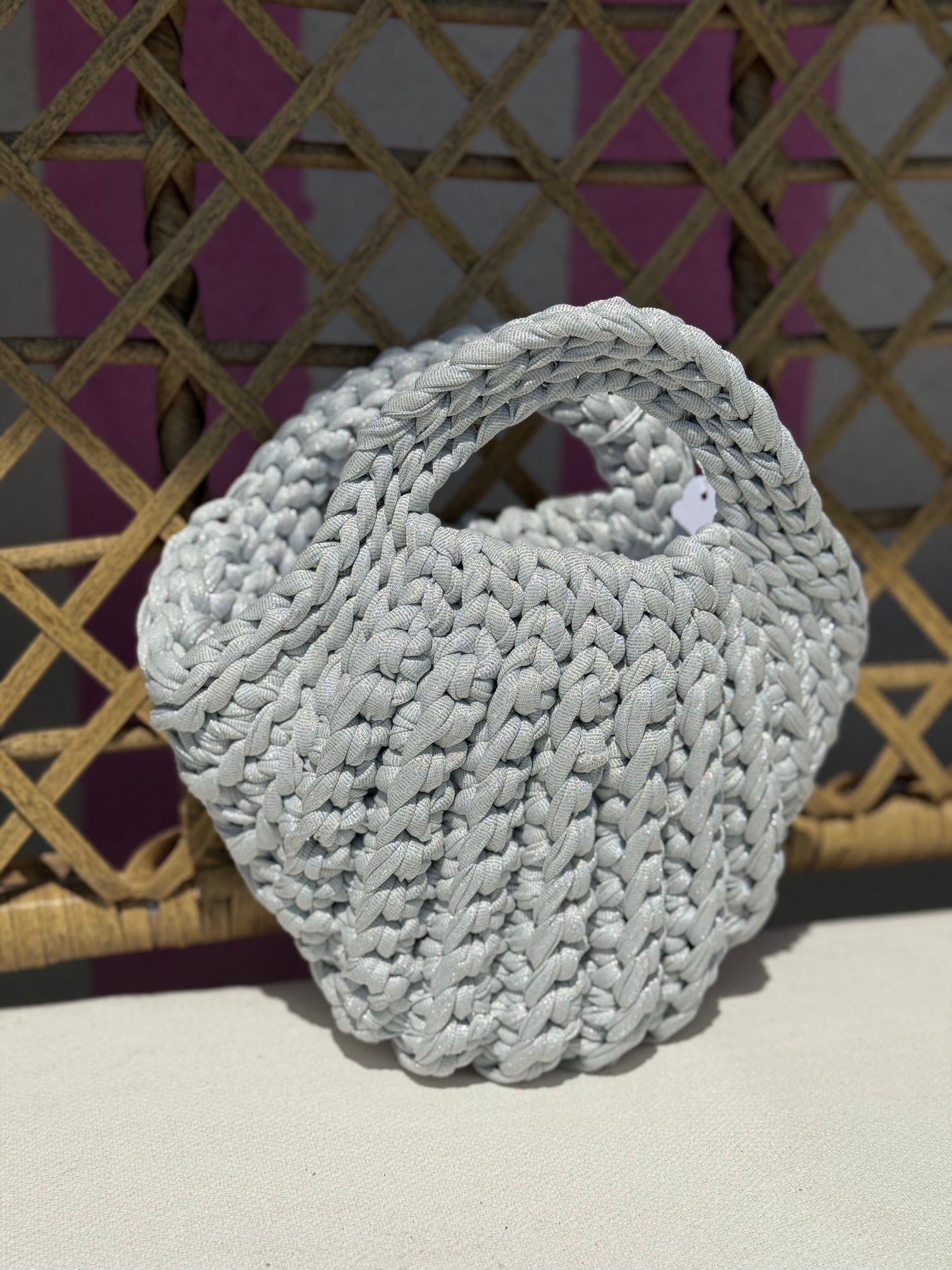 Sac « coquillage » brillant
