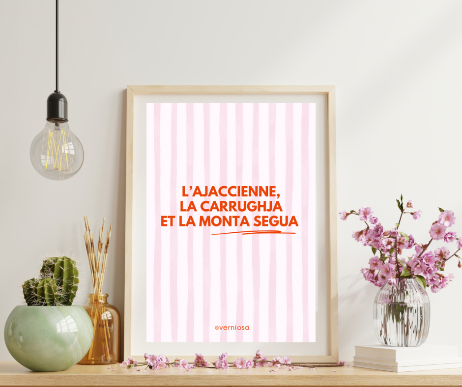 Affiche - L’AJACCIENNE LA CARRUGHJA ET LA MONTA SEGUA