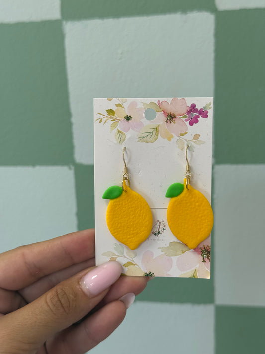 Boucle d’oreille citrons