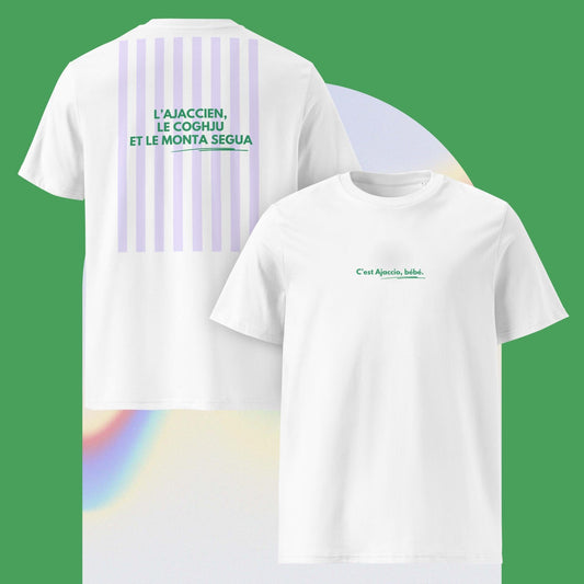 T-shirt unisex - l’ajaccien, le coghju et le monta segua