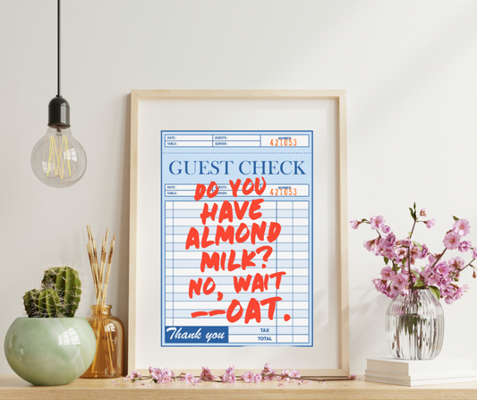Affiche - GUEST CHECK