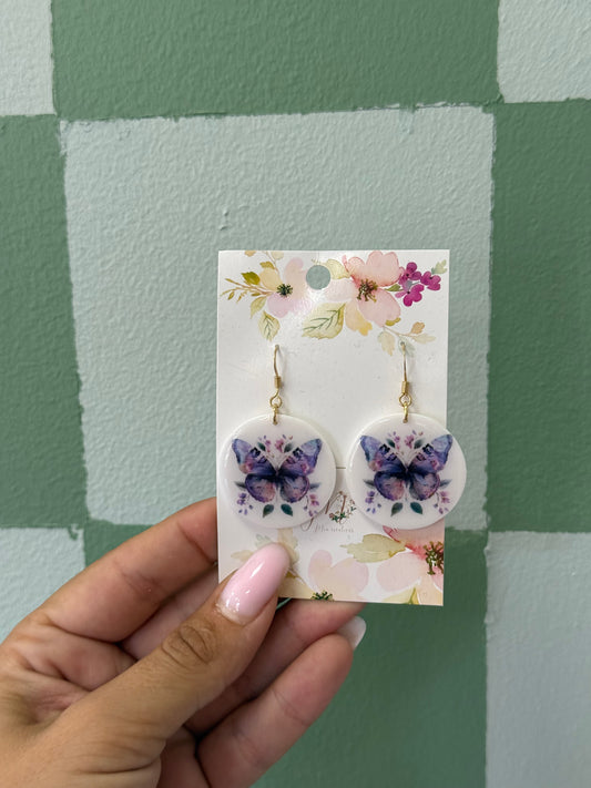 Boucle d’oreille papillons