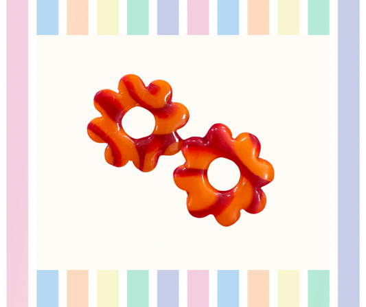 PAMPILLES orange et rouge