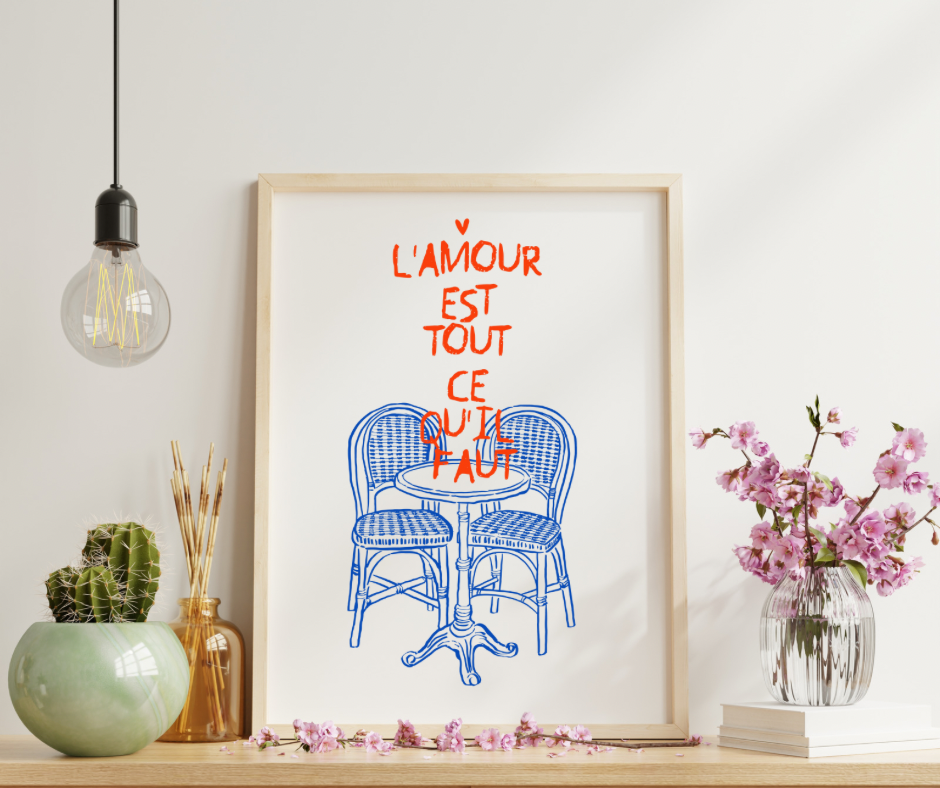 Affiche - L’amour est tout ce qu’il faut