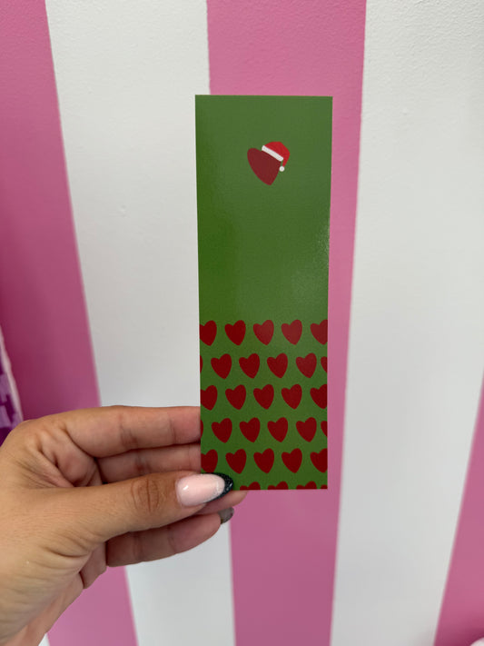 Marques pages - coeur nöel