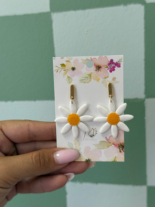 Boucle d’oreille fleurs