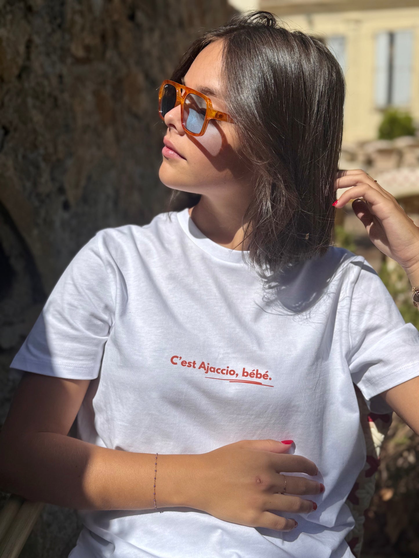 T-shirt “C’est Ajaccio, bébé.”