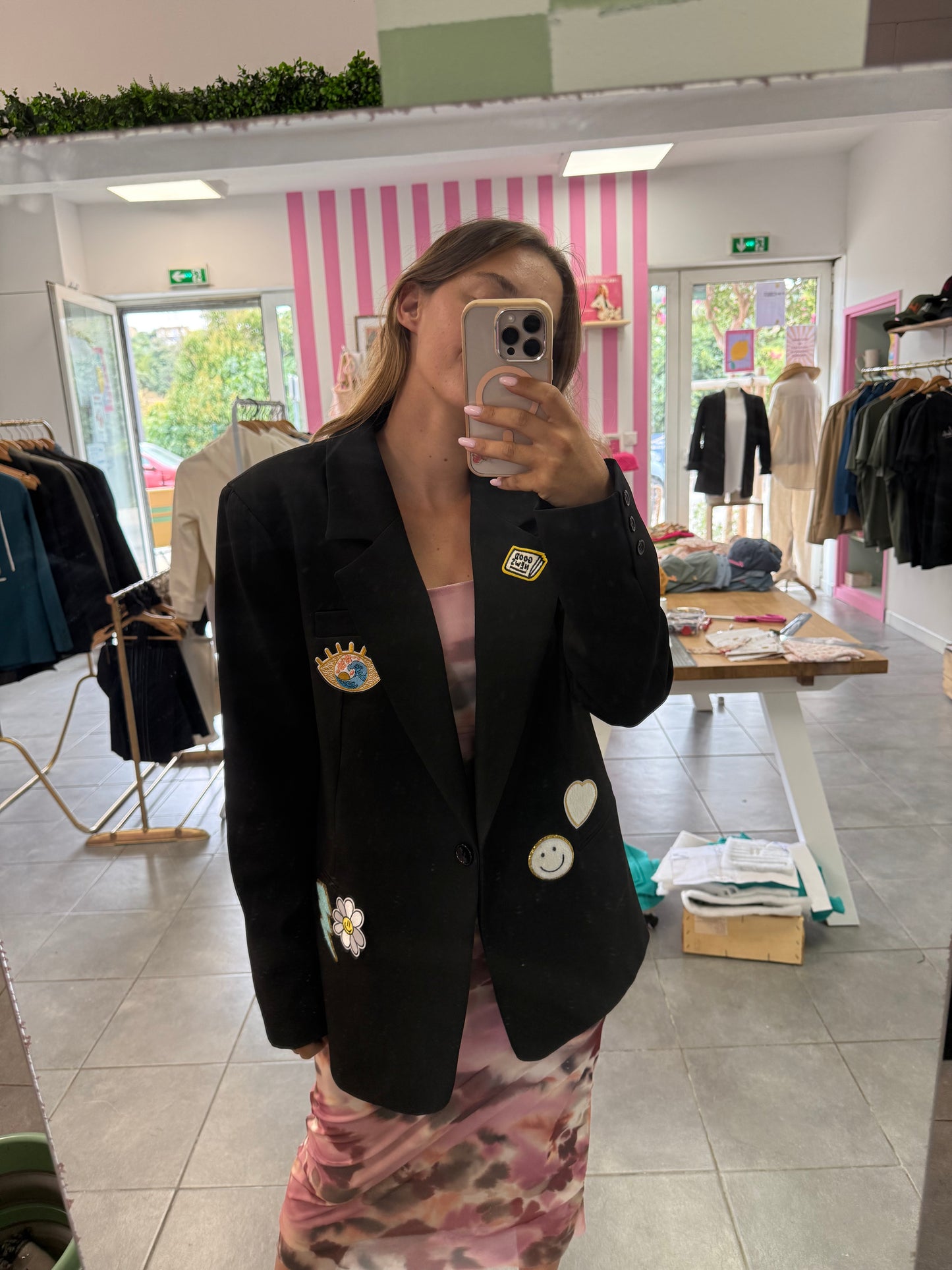 Blazer pop bleu taille M