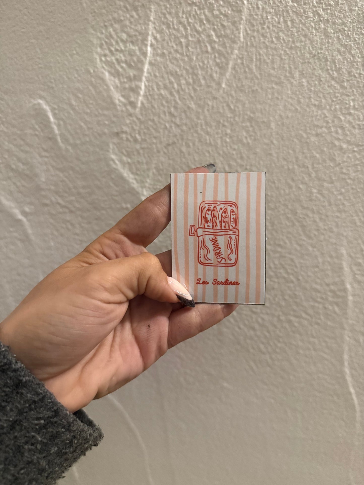 Magnet frigo - les sardines