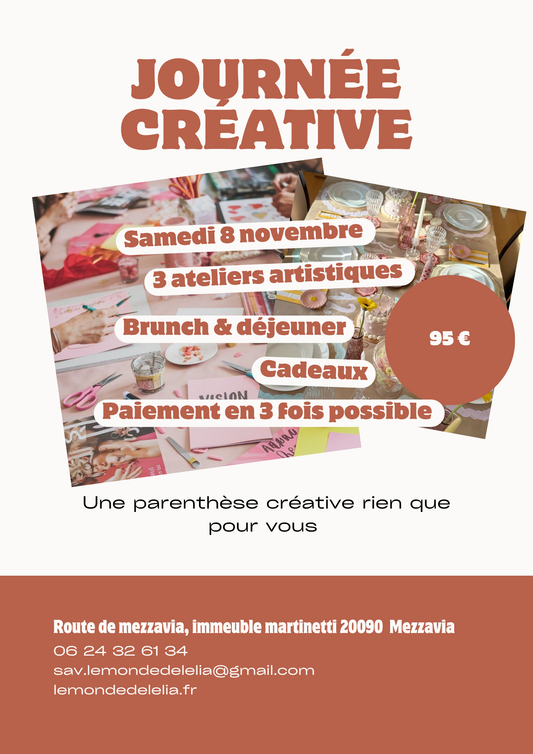 Journée créative Rétro-bohème - samedi 8 novembre