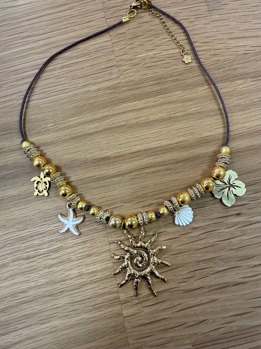 Collier cordon soleil